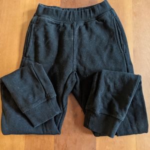 Pact, Girl's 100% Organic Cotton Sweatpants, Size 8/9, black